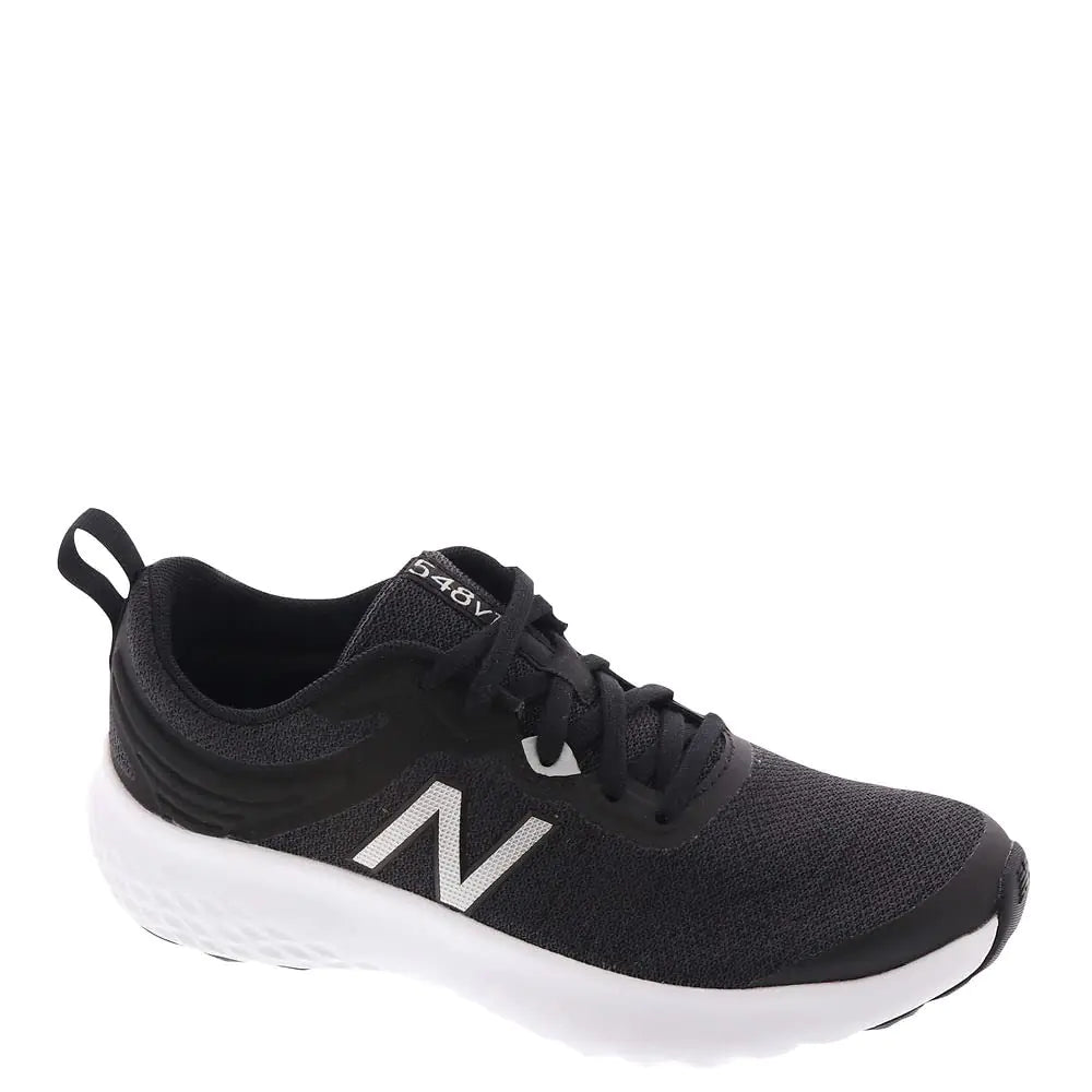 New Balance Womens 548 V1 Running Shoe Black/Light Silver Metallic 12 Wide - Velora Luxury Fashion