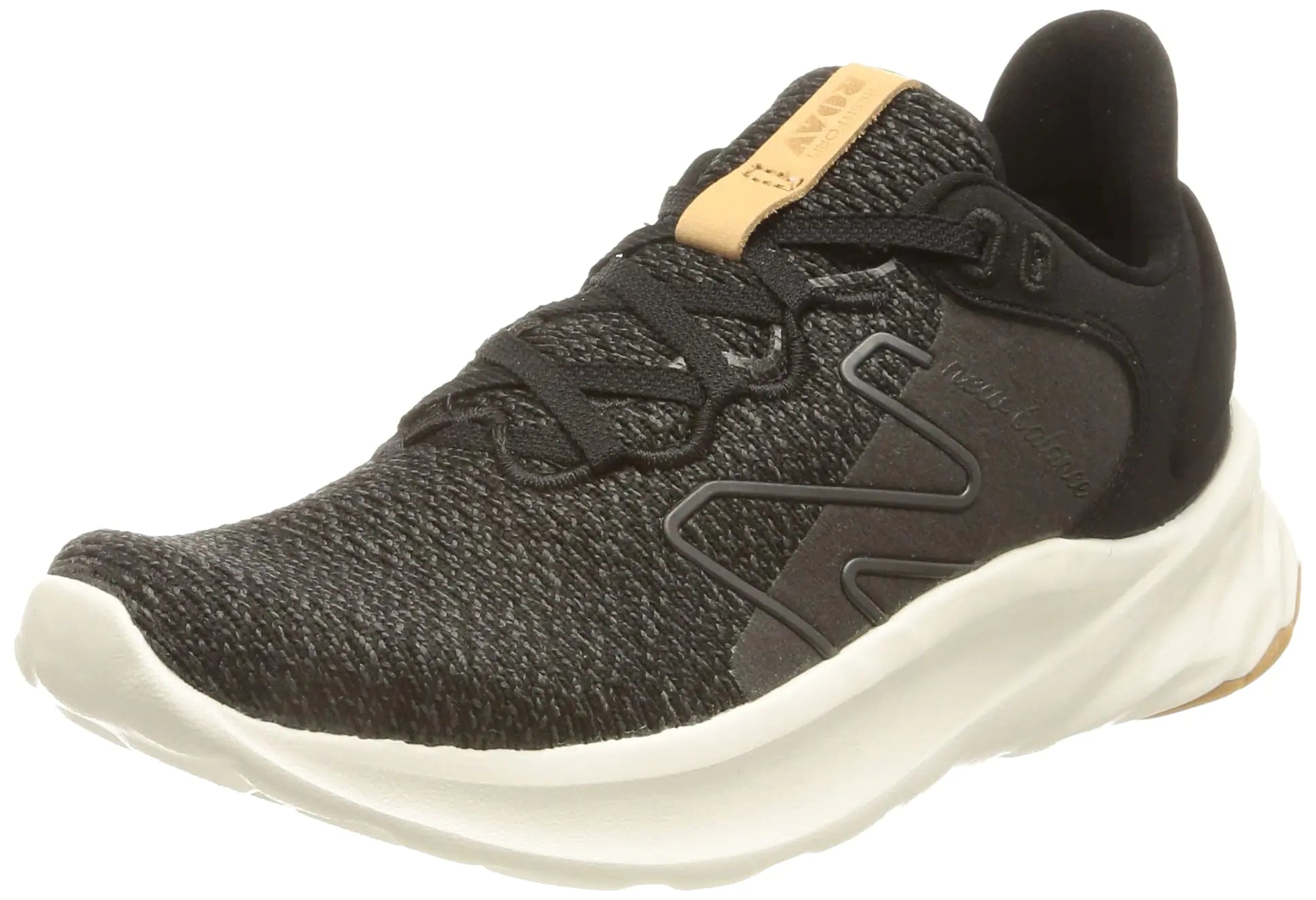 New Balance Womens Fresh Foam Roav V2 Sneaker Black/Sea Salt 9.5 - Velora Luxury Fashion