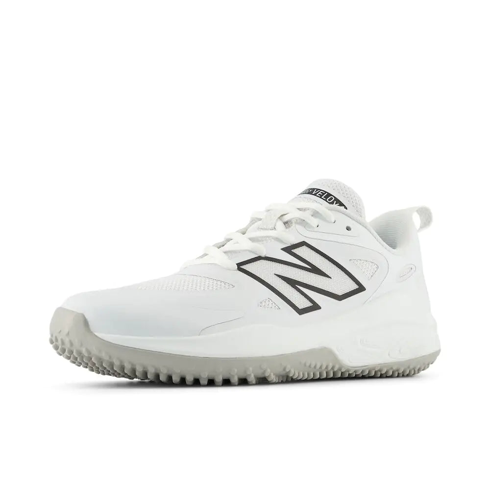 New Balance Womens Fresh Foam Velo V4 Turf-Trainer Softball Shoe White/Black 8 Wide - Velora Luxury Fashion
