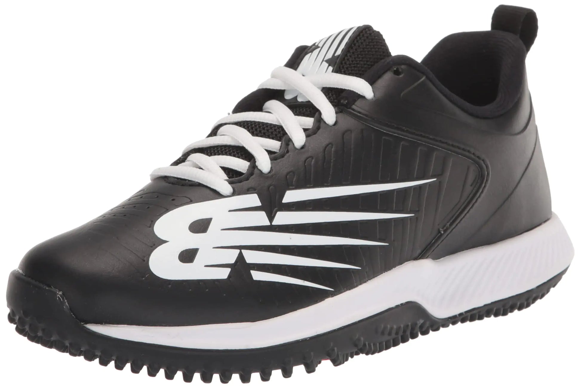 New Balance Womens FuelCell Fuse V3 Turf-Trainer Softball Shoe Black/White 8 - Velora Luxury Fashion