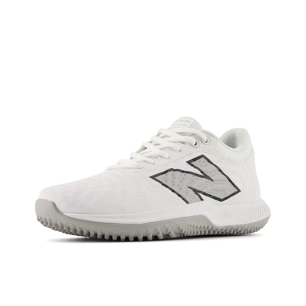 New Balance Womens FuelCell Fuse v4 Turf Trainer Softball Shoe Optic White/Raincloud/Ice Blue 13 - Velora Luxury Fashion