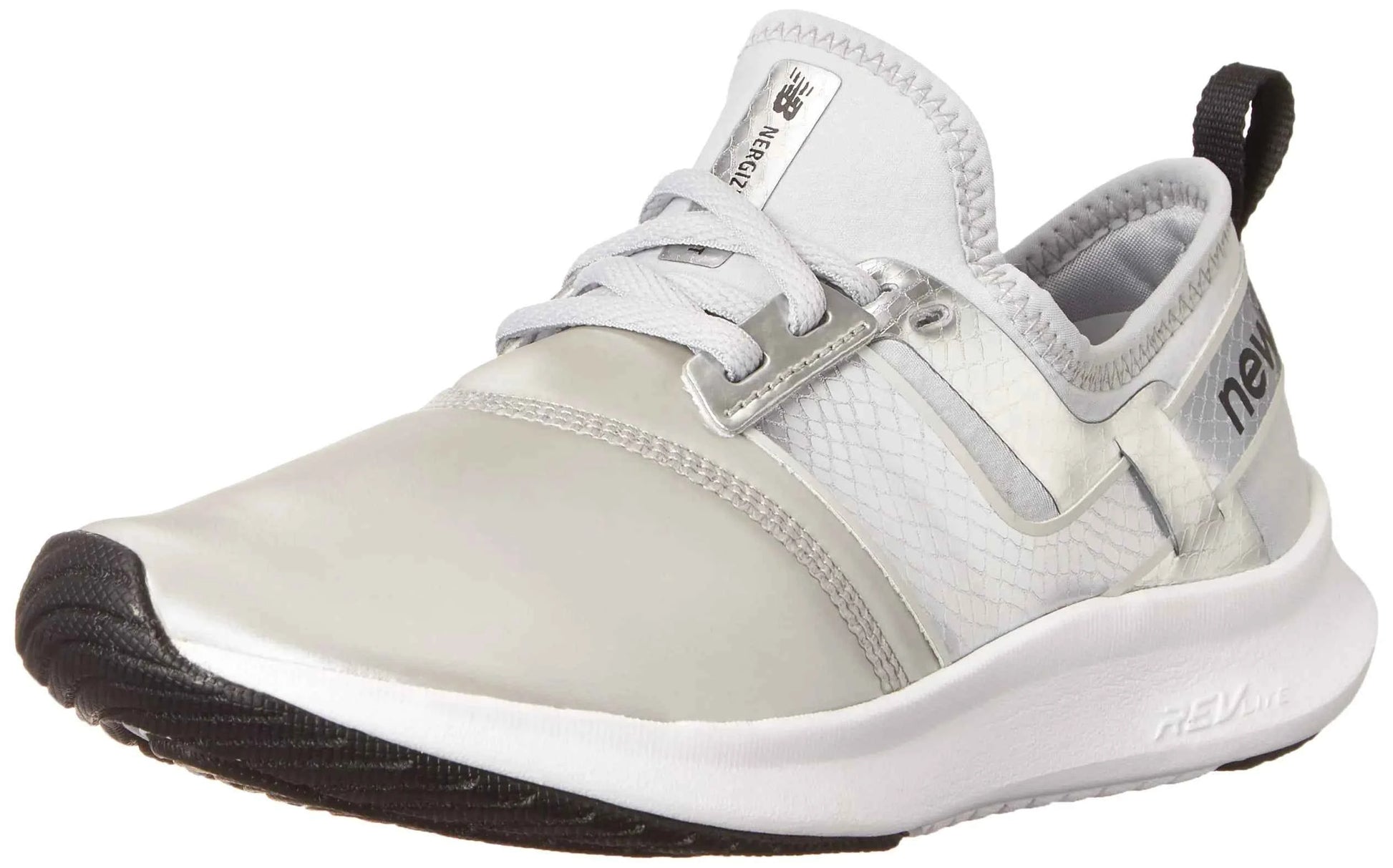 New Balance Womens FuelCore Nergize Sport V1 Sneaker Light Aluminum/Silver Metallic 6 - Velora Luxury Fashion
