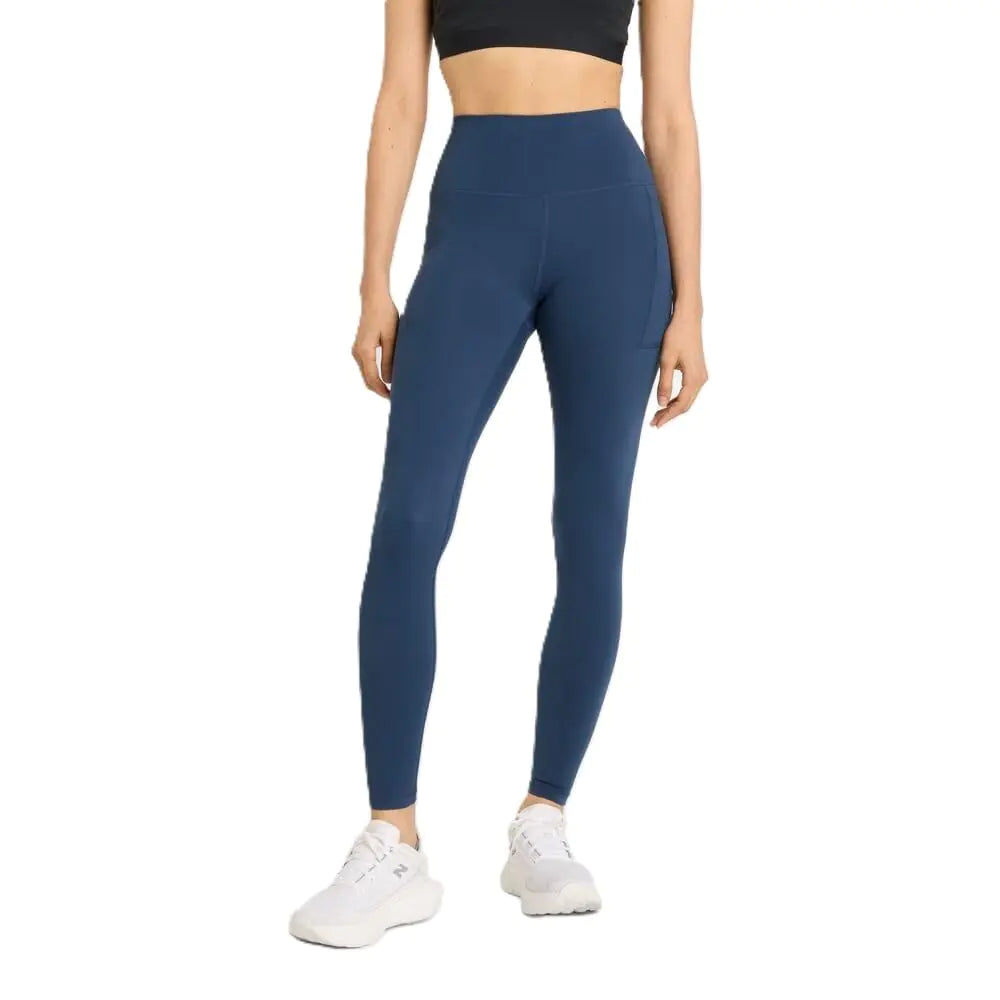 New Balance Womens NB Harmony Pocket High Rise Legging 27" Nb Navy Large - Velora Luxury Fashion