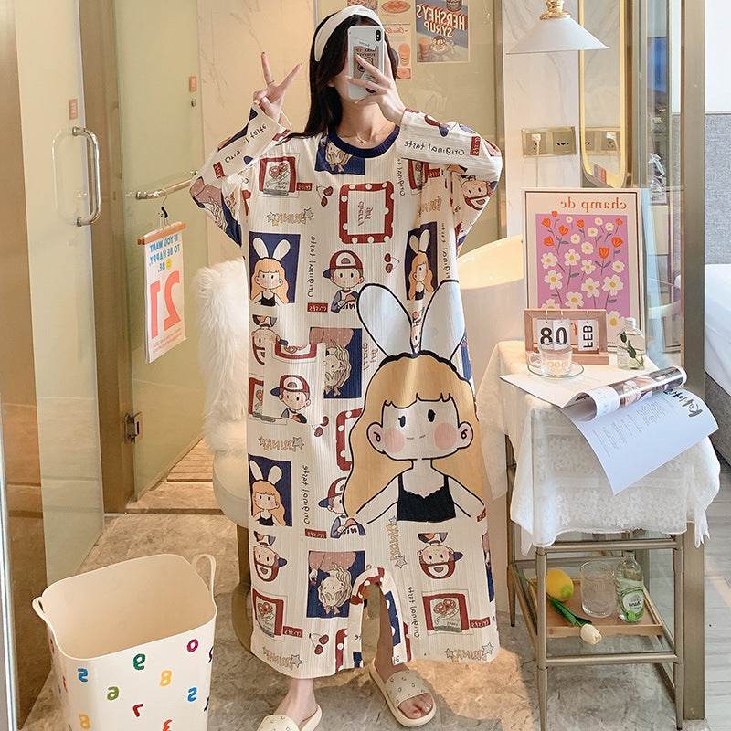 New Long-sleeved One-piece Pajamas For Women EX-STOCK Canada