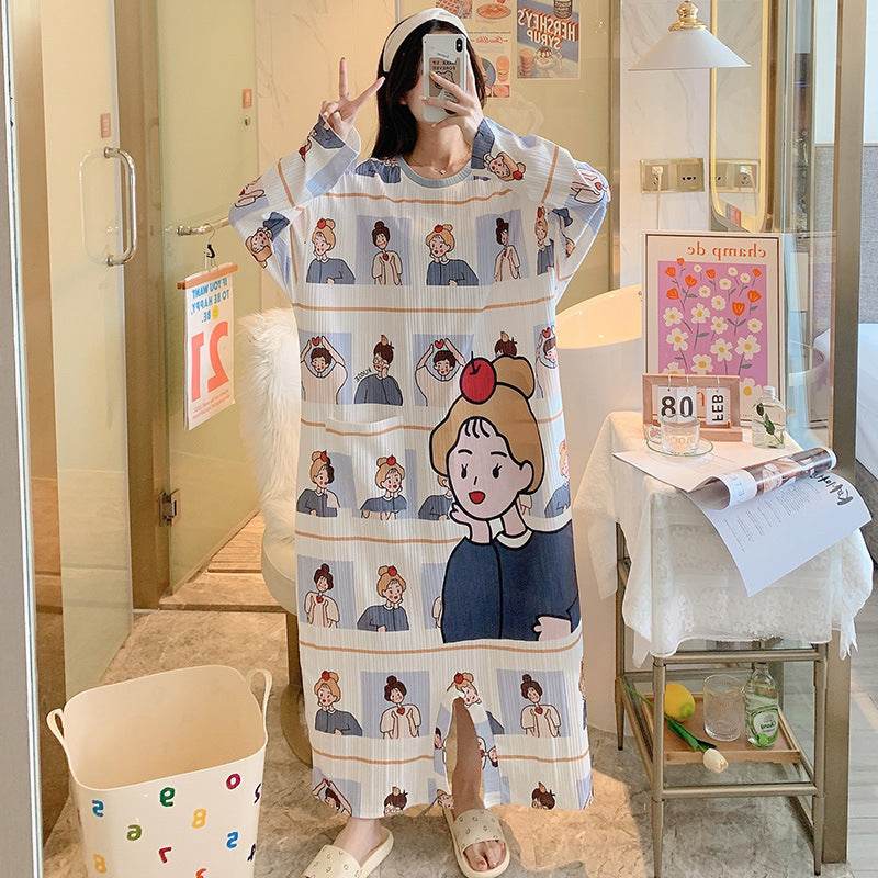 New Long-sleeved One-piece Pajamas For Women EX-STOCK Canada