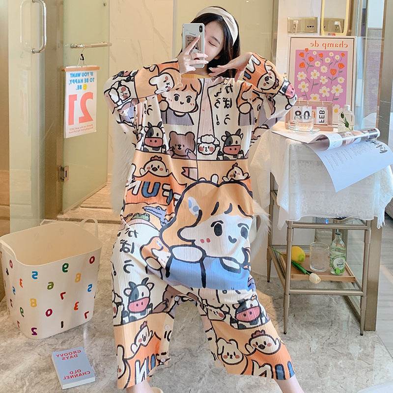 New Long-sleeved One-piece Pajamas For Women EX-STOCK Canada