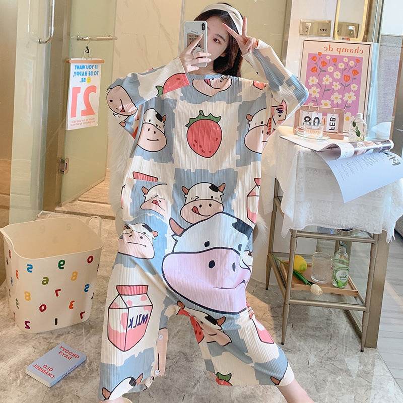 New Long-sleeved One-piece Pajamas For Women EX-STOCK Canada