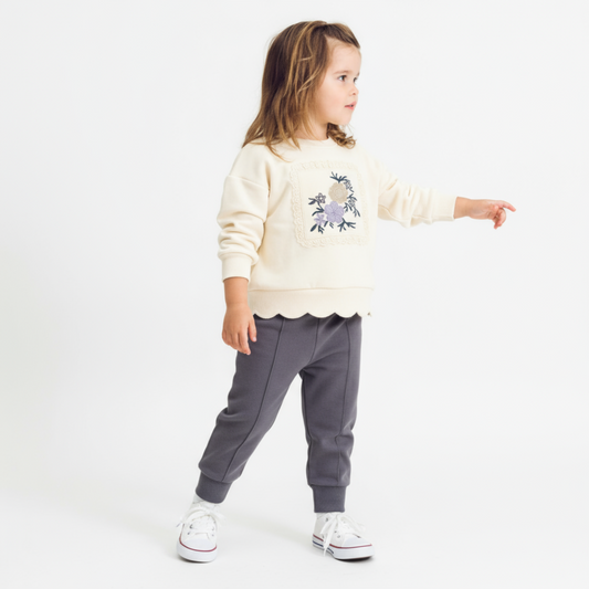 Nice Rosa Girls Jogger Set - Velora Luxury Fashion