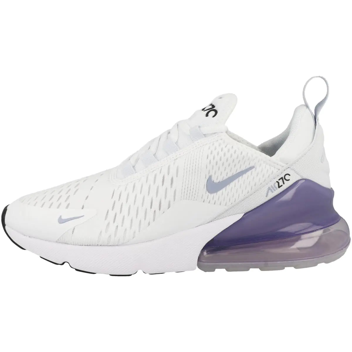 Nike Air Max 270 Womens Shoes (AH6789-121 White/Football Grey/White/Blue Whisper) Size 11.5 - Velora Luxury Fashion