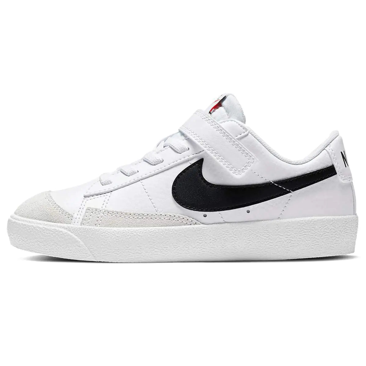 Nike Boys Blazer Low 77 (Little Kid) White/Black/Team Orange 2 Little Kid M - Velora Luxury Fashion