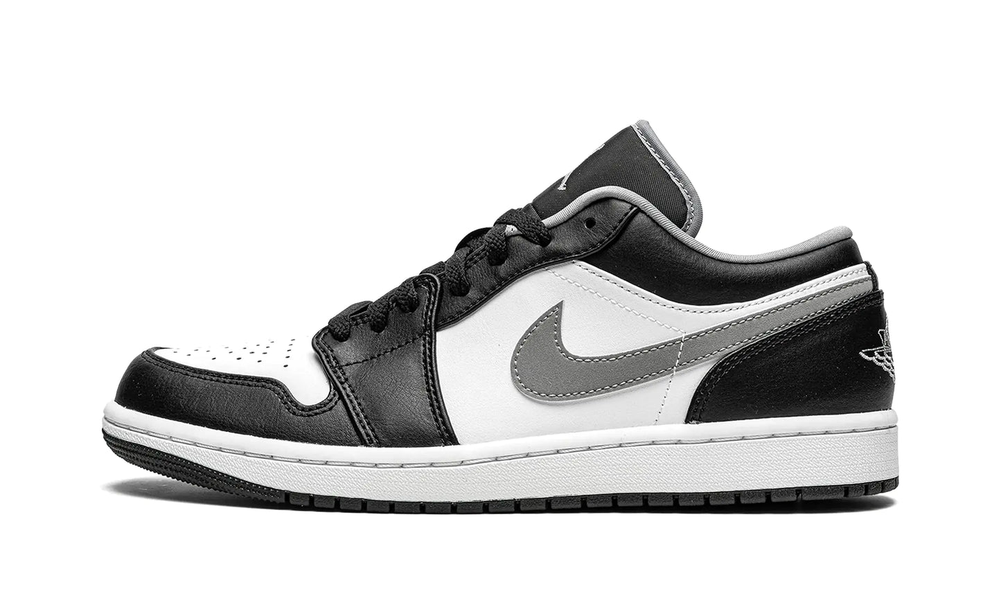 Nike Mens Air Jordan 1 Low Black/Particle Grey Black/Particle Grey/White 12 - Velora Luxury Fashion