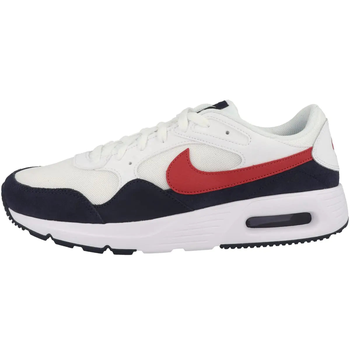 Nike Mens Low-Top Sneakers Shoes White University Red Obsidian 11 - Velora Luxury Fashion