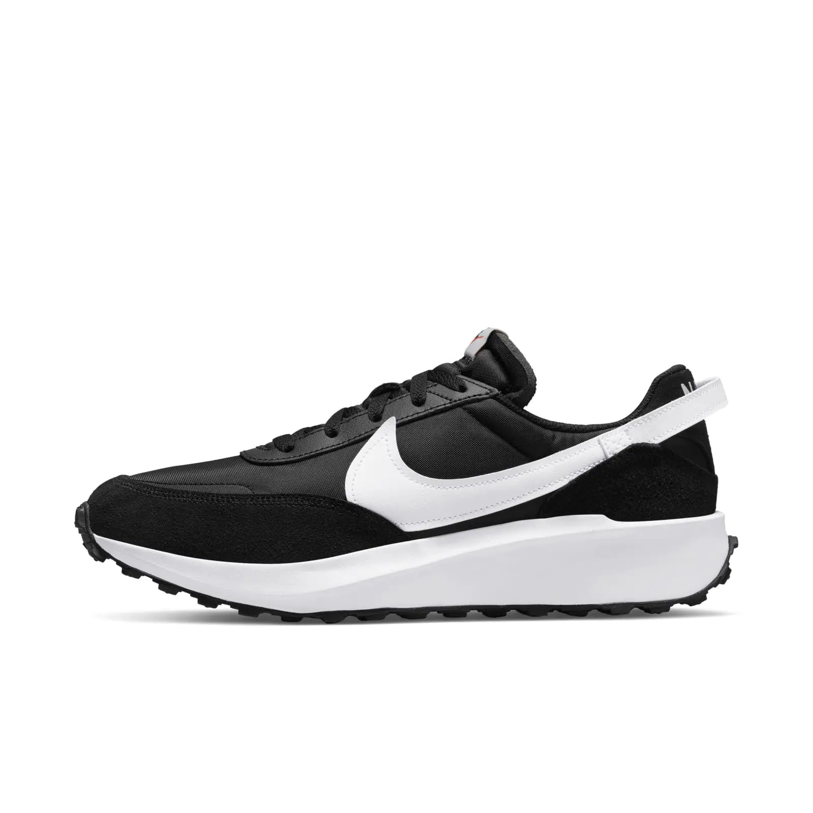 Nike Waffle Debut Mens Running Shoes (Numeric_10) BLACK/WHITE-ORANGE-CLEAR 10 UK (11 US) - Velora Luxury Fashion