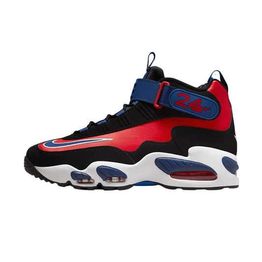 Nike mens Air Griffey Max 1 Shoes Black/Deep Royal Blue 8 - Velora Luxury Fashion