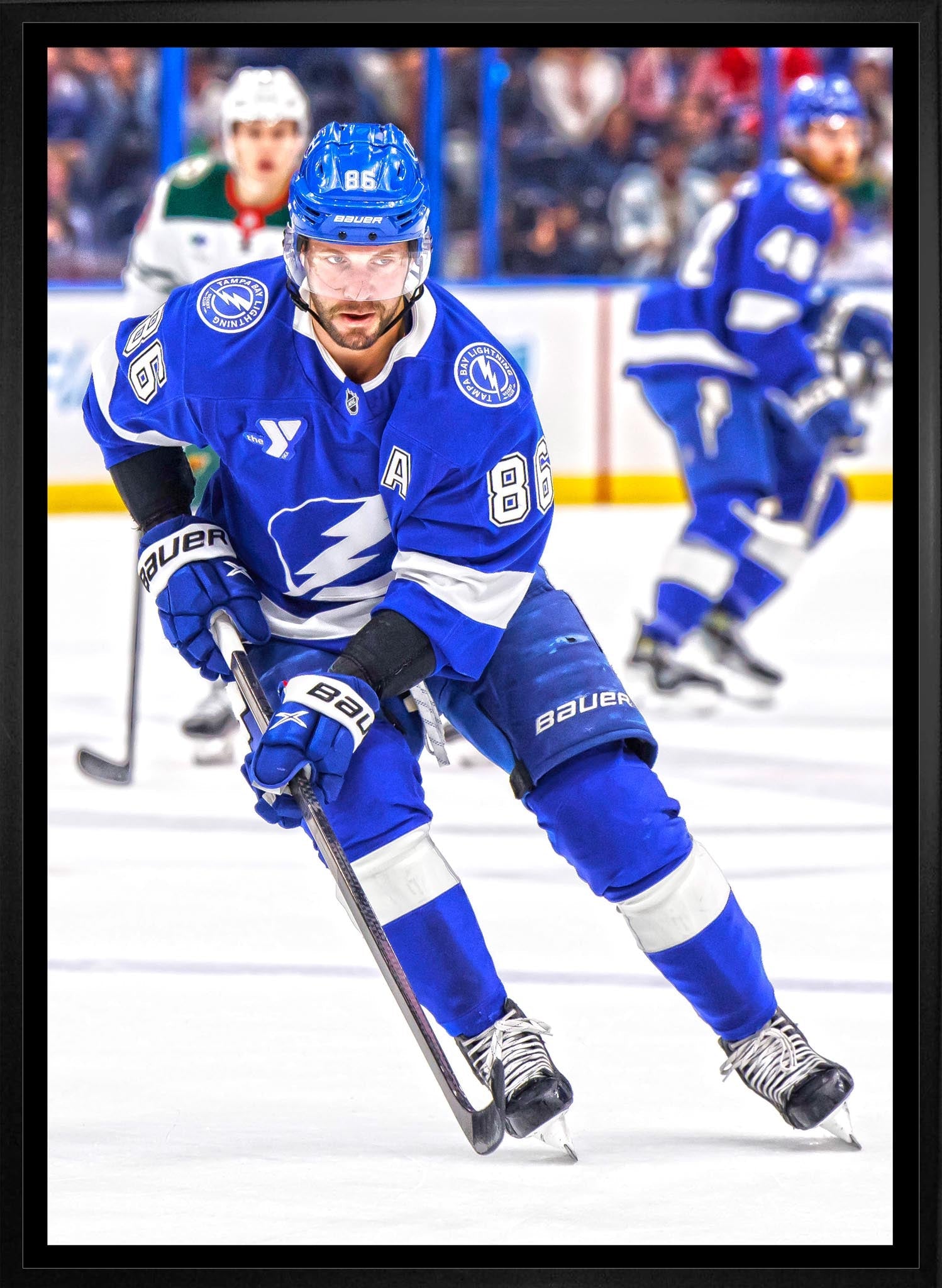 Nikita Kucherov 20x29 Framed Canvas Tampa Bay Lightning - Velora Luxury Fashion