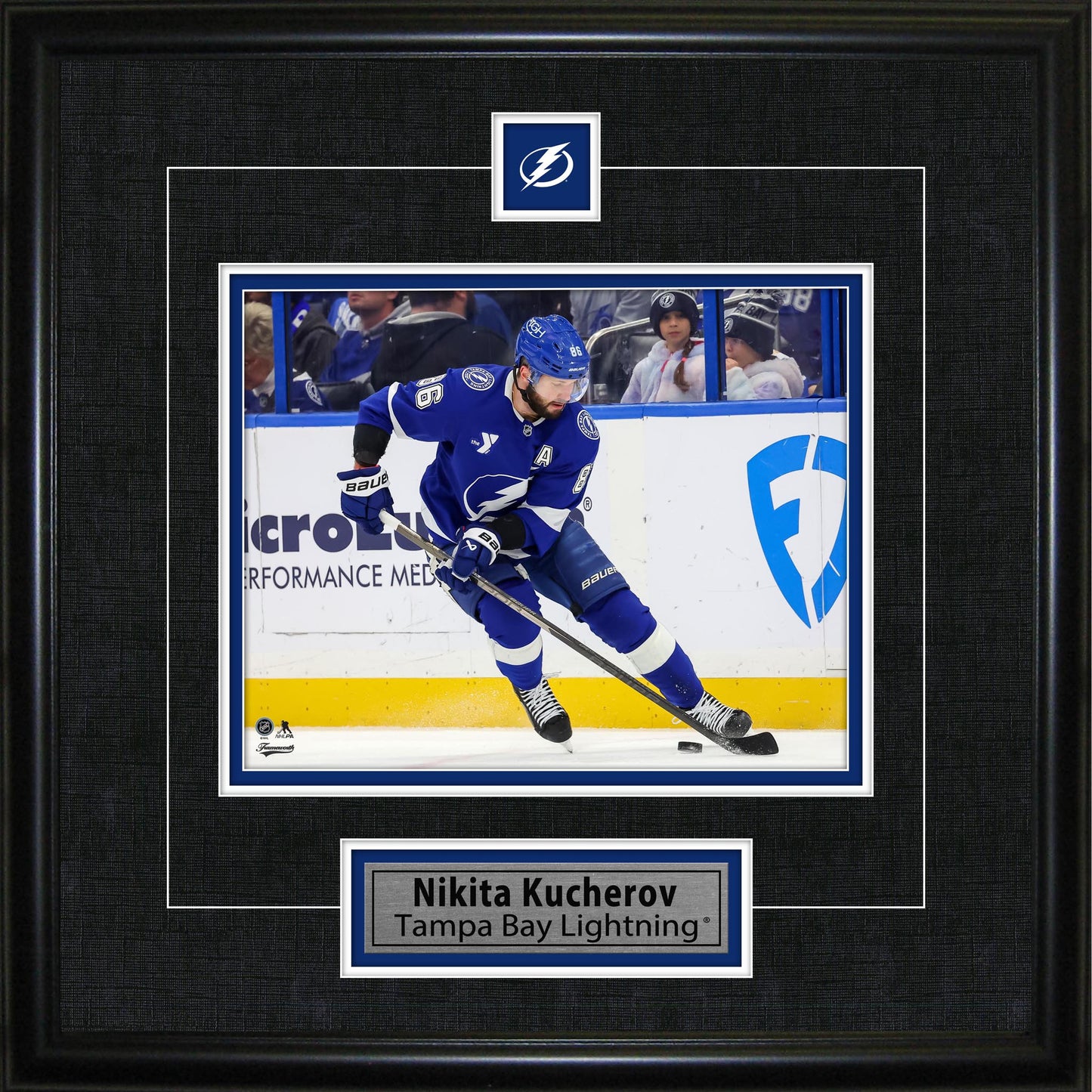 Nikita Kucherov Framed Pin & Plate Tampa Bay Lightning - Velora Luxury Fashion
