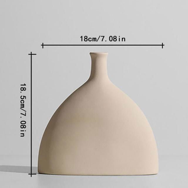 Nordic Ceramic Decorative Vase - Velora Luxury Fashion