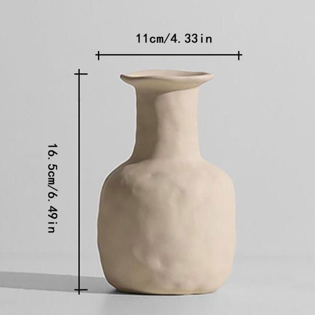 Nordic Ceramic Decorative Vase - Velora Luxury Fashion