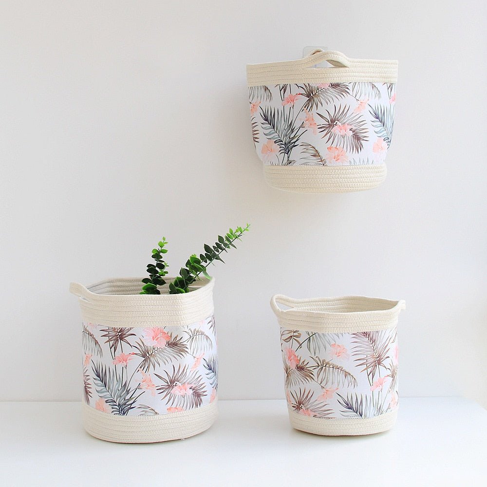 Nordic Tropical Basket - Velora Luxury Fashion