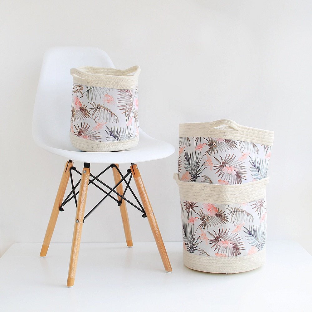 Nordic Tropical Basket - Velora Luxury Fashion