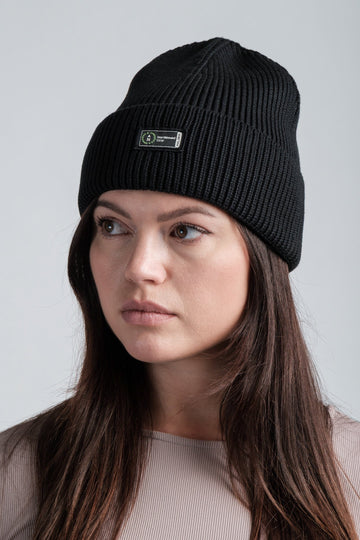 Winter Knit Cotton Beanie