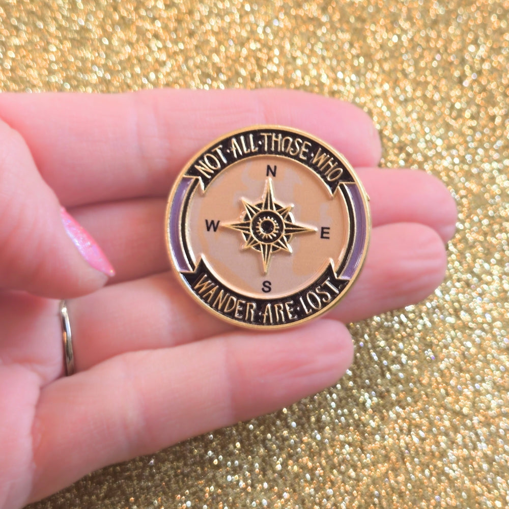 Not All Those Who Wander Are Lost | Collectible Pin - Velora