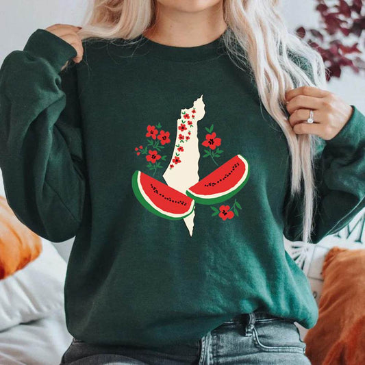 This Is Not A Watermelon Sweatshirts Funny Watermelon Women - Velora