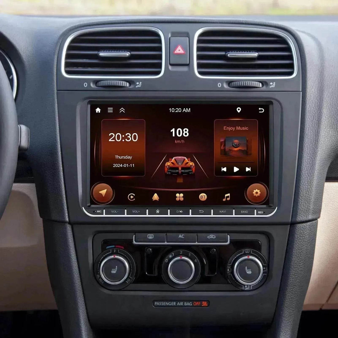 Android 13 All-in-One Car Navigation Player – 7" GPS, Wireless CarPlay, Mirror Link, 2GB+64GB