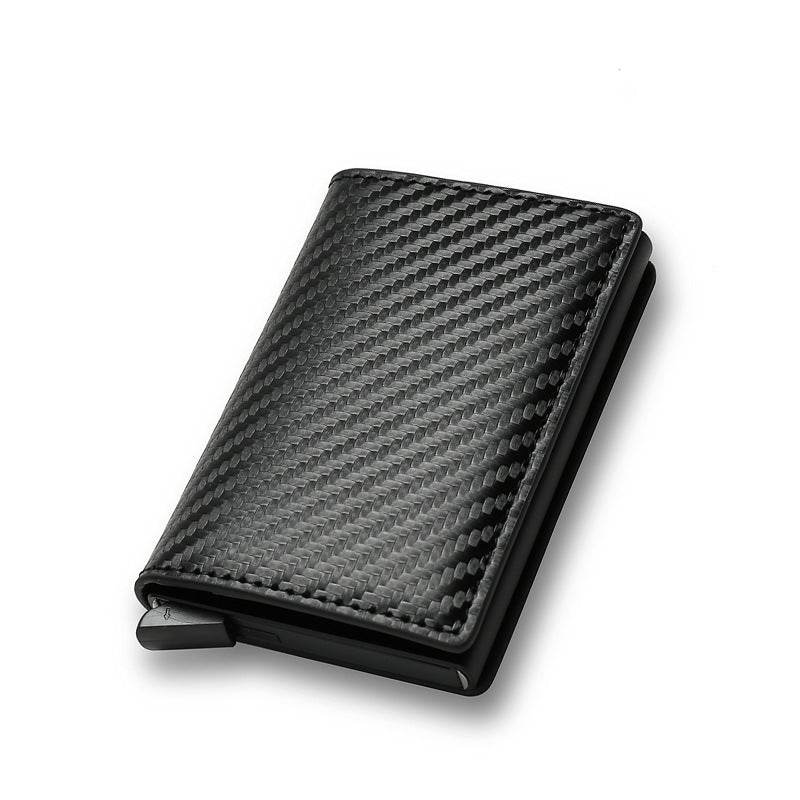 Credit Card Holder Smart Minimalist Wallet Pocket Men Women Slim Cardholder Bank Secure Creditcard Case - Velora