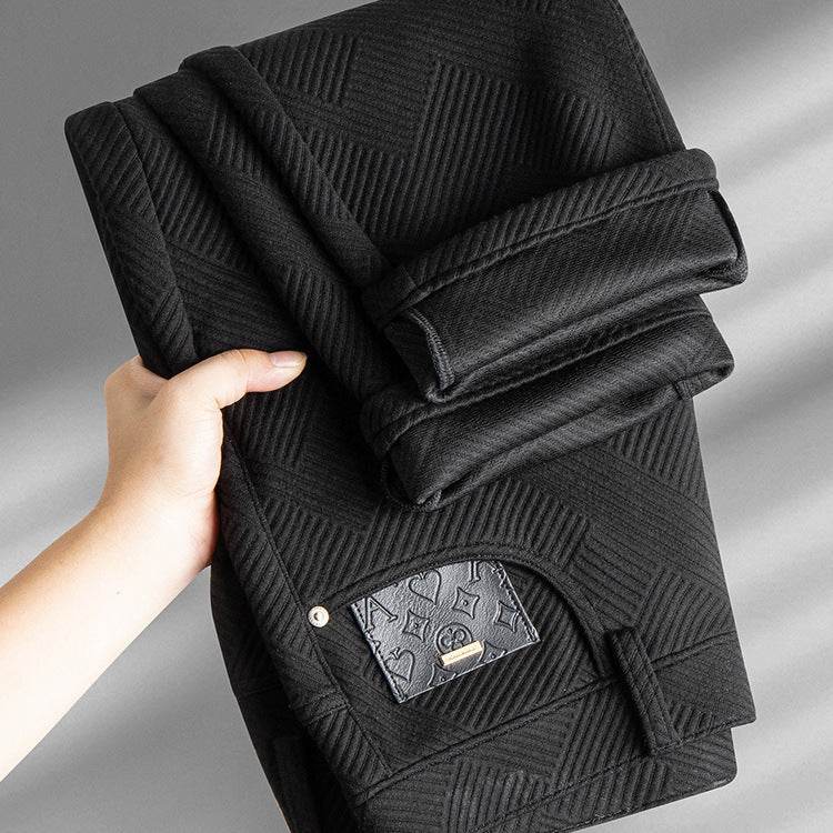 Casual Pants – Comfortable Mid Waist Straight-Leg Trousers for Men - Velora