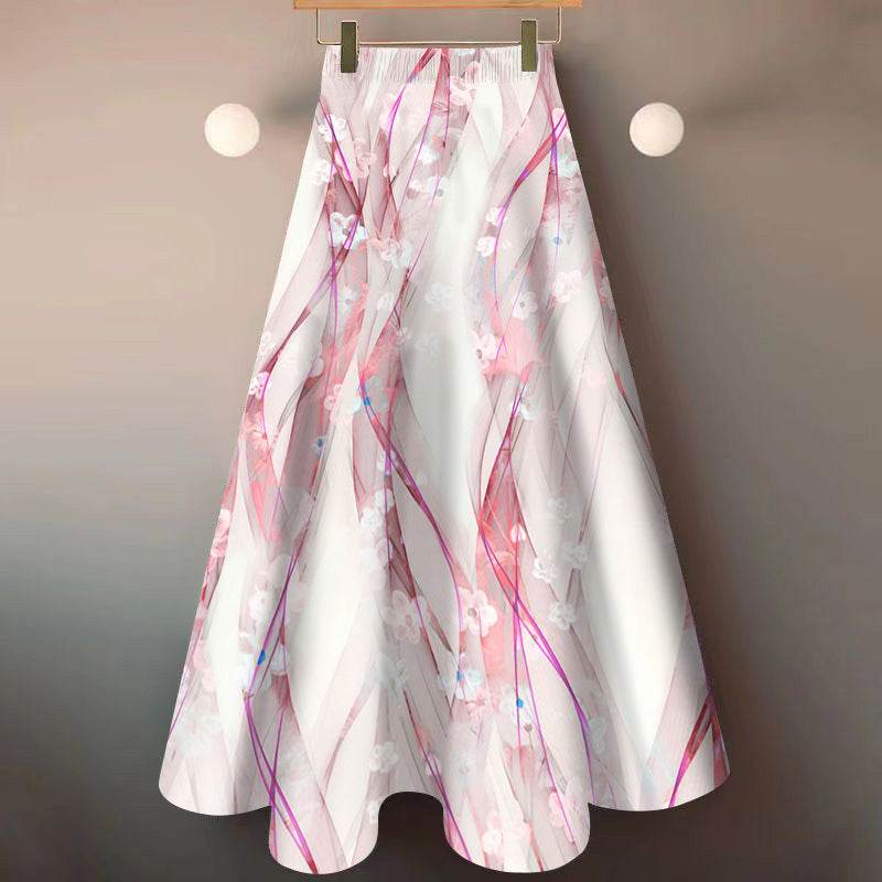National Style Floral Skirt New Elegant Cover - Velora