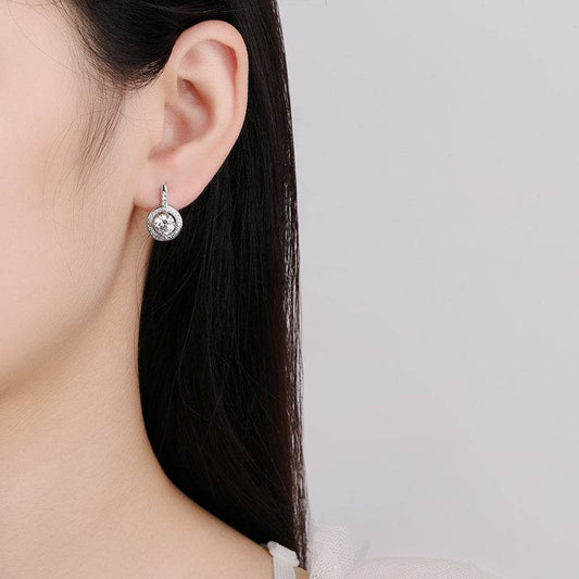 Fashion Design European And American Zircon Earrings For Women - Velora