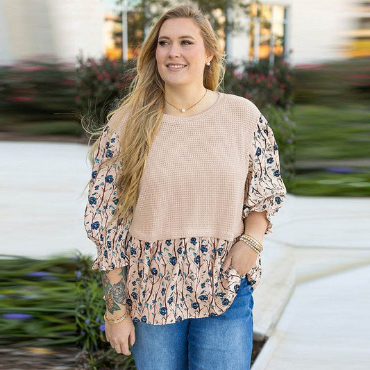 Autumn New Pullover Long Sleeve Top Women's Pleated Multi-color - Velora
