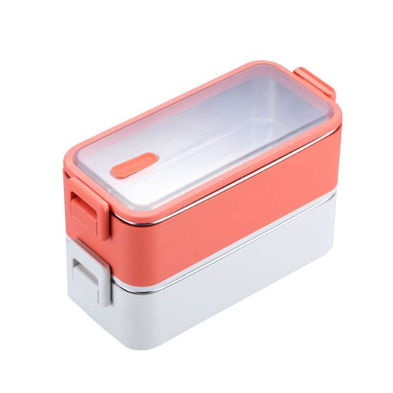 Portable Stainless Steel Double Layer Kids Lunch Box - Velora