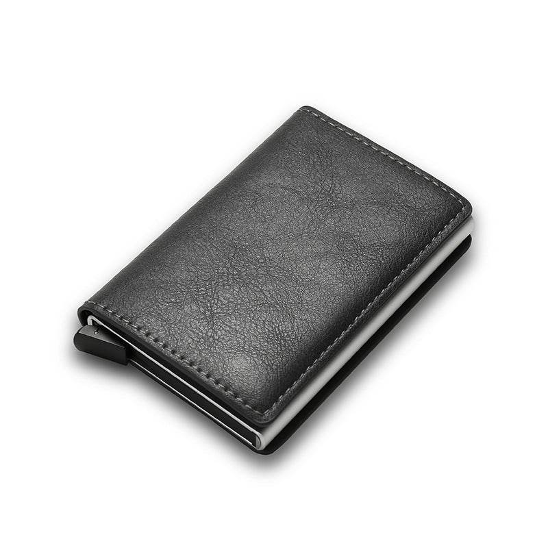 Credit Card Holder Smart Minimalist Wallet Pocket Men Women Slim Cardholder Bank Secure Creditcard Case - Velora