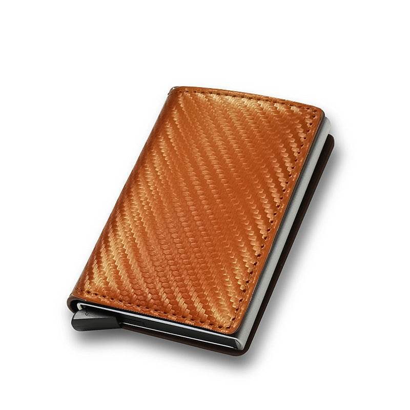Credit Card Holder Smart Minimalist Wallet Pocket Men Women Slim Cardholder Bank Secure Creditcard Case - Velora