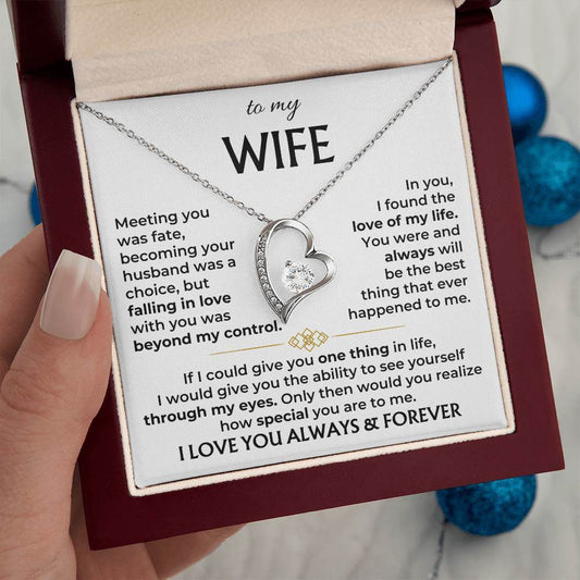 Hollow Love Necklace Pendant Valentine's Day Wife Gift - Velora