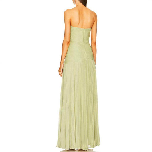 Casual Rib Fabric Tube Top Dress - Velora