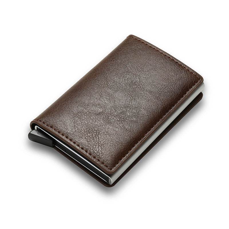 Credit Card Holder Smart Minimalist Wallet Pocket Men Women Slim Cardholder Bank Secure Creditcard Case - Velora