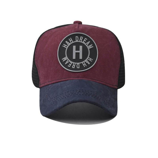 Embroidered Baseball Cap Washed Old Peaked Cap - Velora