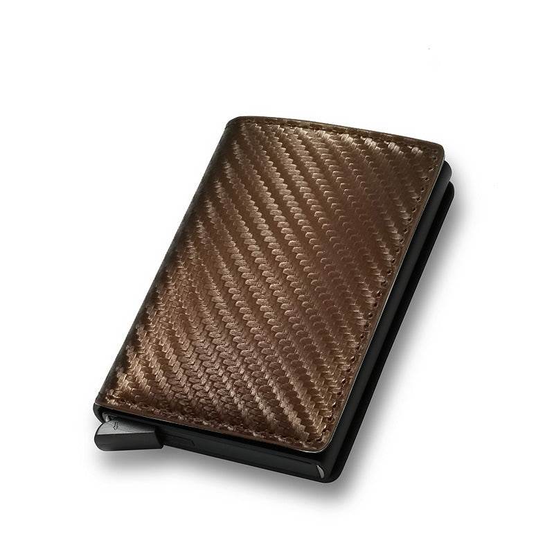 Credit Card Holder Smart Minimalist Wallet Pocket Men Women Slim Cardholder Bank Secure Creditcard Case - Velora