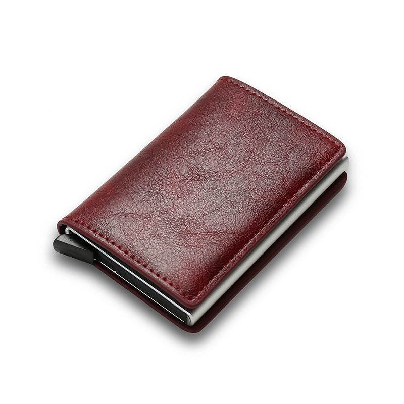 Credit Card Holder Smart Minimalist Wallet Pocket Men Women Slim Cardholder Bank Secure Creditcard Case - Velora