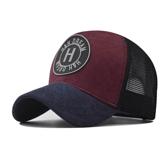 Embroidered Baseball Cap Washed Old Peaked Cap - Velora
