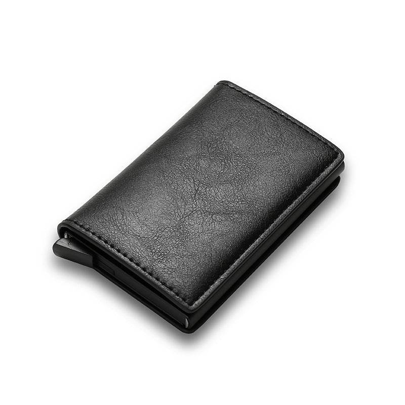 Credit Card Holder Smart Minimalist Wallet Pocket Men Women Slim Cardholder Bank Secure Creditcard Case - Velora