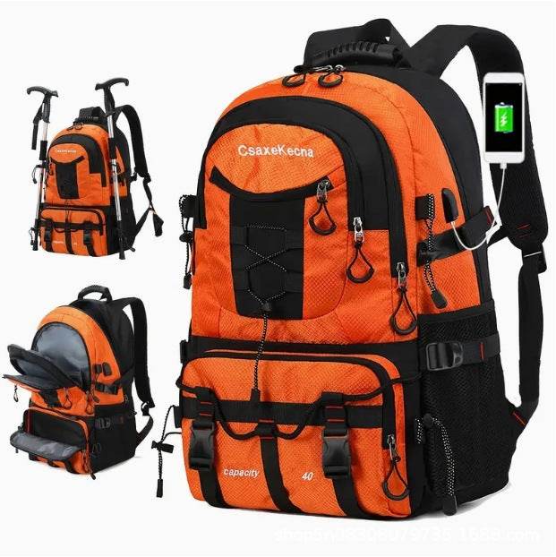 Large Capacity Travel Mountaineering Hiking Backpack - Velora