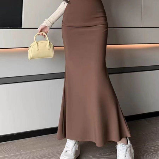 Fashionable Stylish All-matching Sheath Fishtail Skirt - Velora