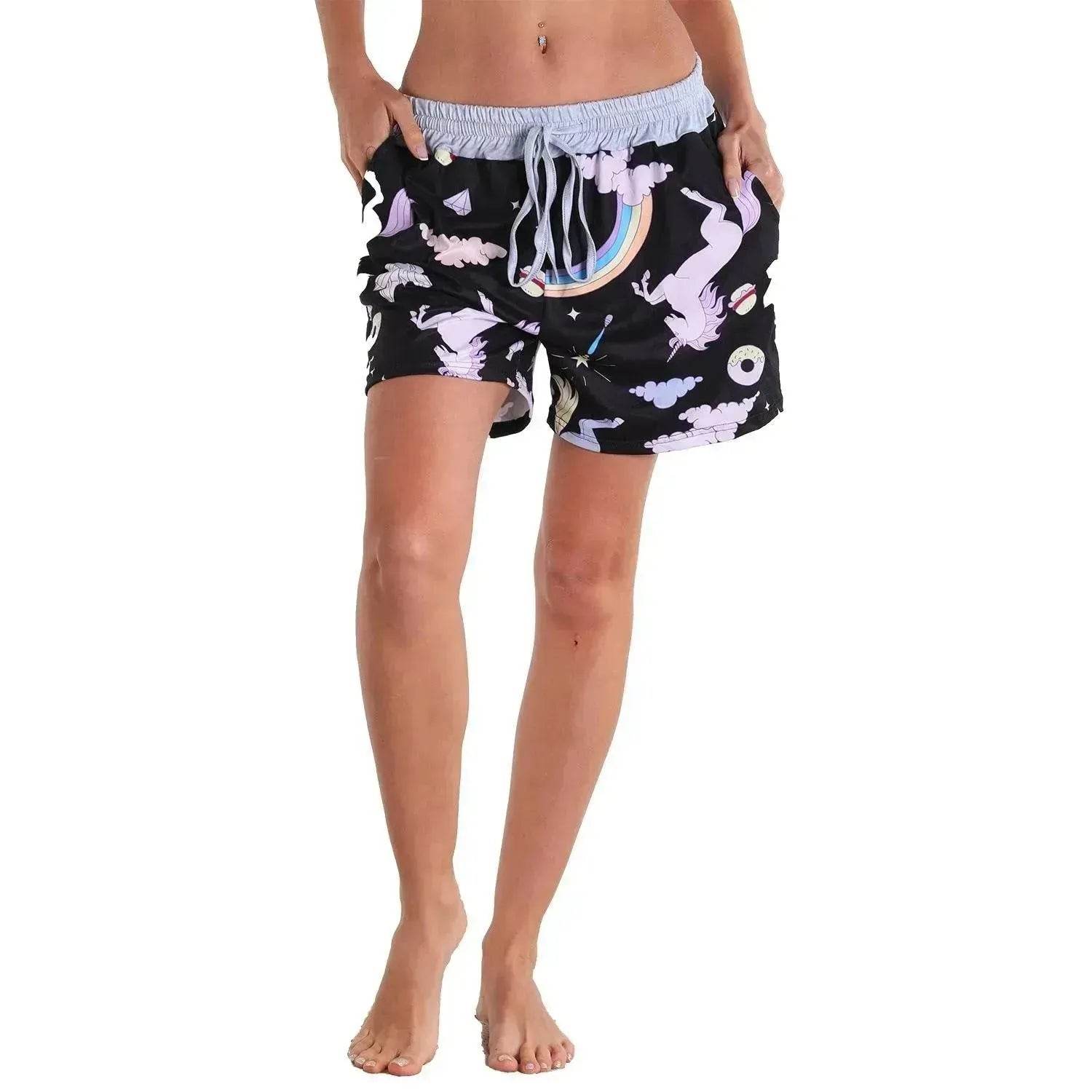 Home Yoga Women's Casual Sports Beach Shorts - Velora