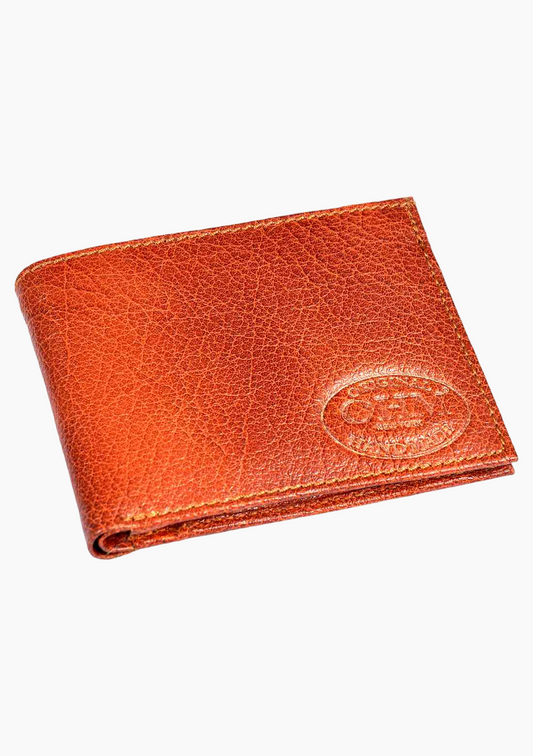 OHM Bill Fold Leather Wallet with Coin Pouch - Velora