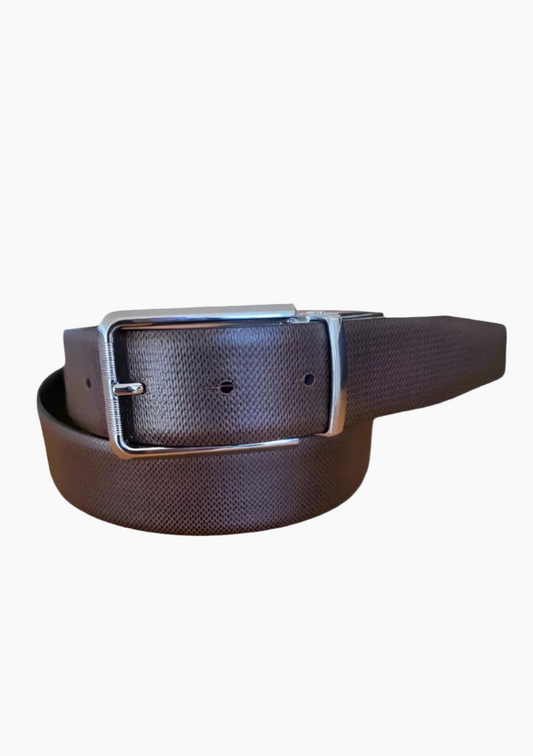 OHM New York Textured Leather Belts - Velora