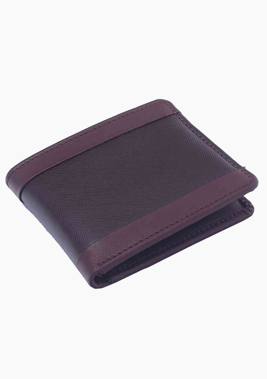 OHM Saffiano Leather Two in One Slim Wallet - Velora